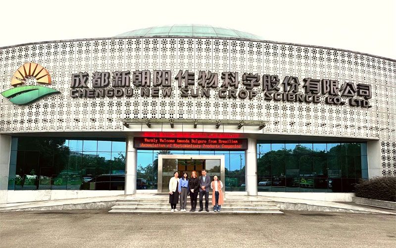 巴西國家植物保護(hù)產(chǎn)品協(xié)會專家訪問新朝陽，共探生物農(nóng)業(yè)合作新機(jī)遇